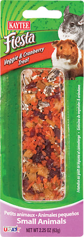 Kaytee Products Inc - Fiesta Veggie Cranberry Treat Stick