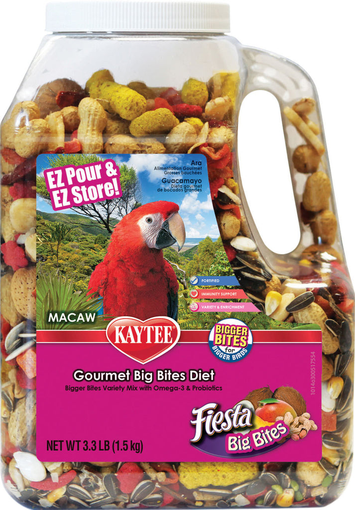 Kaytee Products Inc - Fiesta Gourmet Big Bites Diet For Macaws