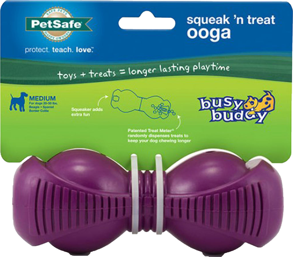 Petsafe - Toys/treats - Busy Buddy Squeak 'n Treat Ooga Dog Toy