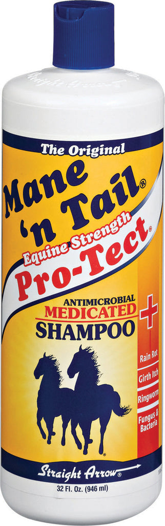 Straight Arrow Products D - Mane 'n Tail Pro-tect Medicated Shampoo For Horse