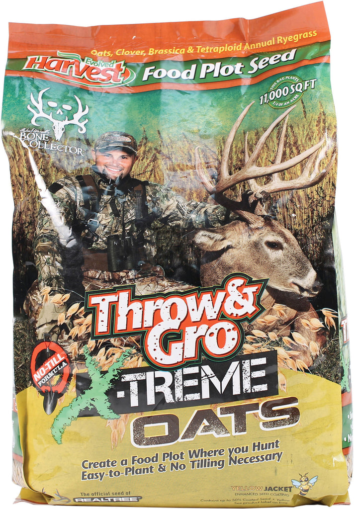 Evolved - Harvest Food Plot Seed Throw & Gro Xtreme Oats