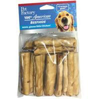 Pet Factory Inc - Usa Beefhide Chicken Flavor Mini Roll