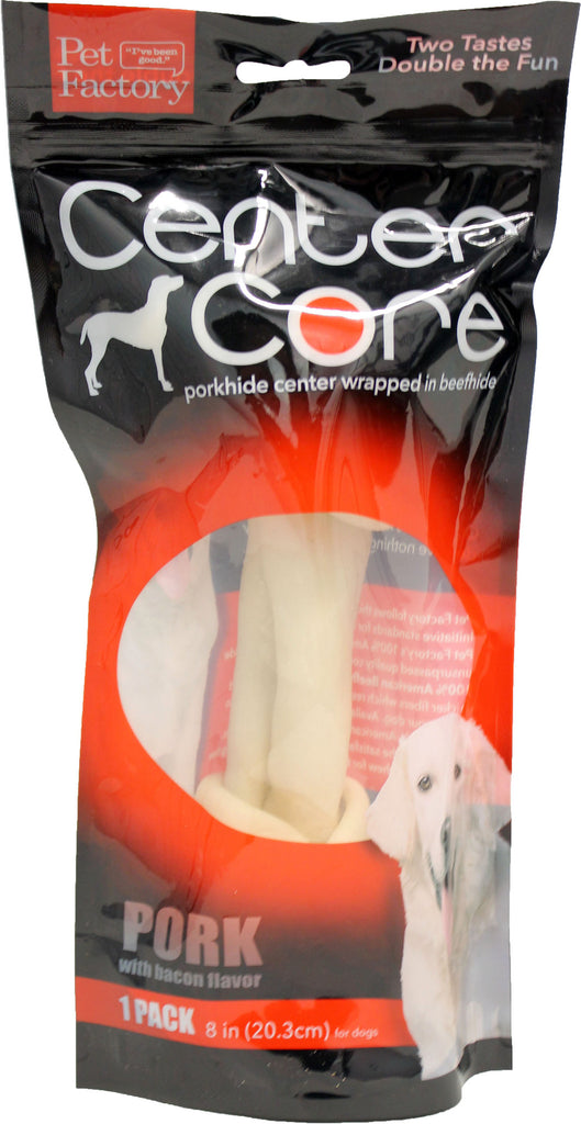 Pet Factory Inc - Center Core Pork Bone In Beefhide