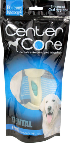 Pet Factory Inc - Center Core Dental Bone In Beefhide