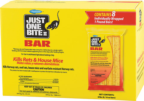 Farnam (livestock Prod) - Just One Bite Ii Bars Mice And Rat Killer