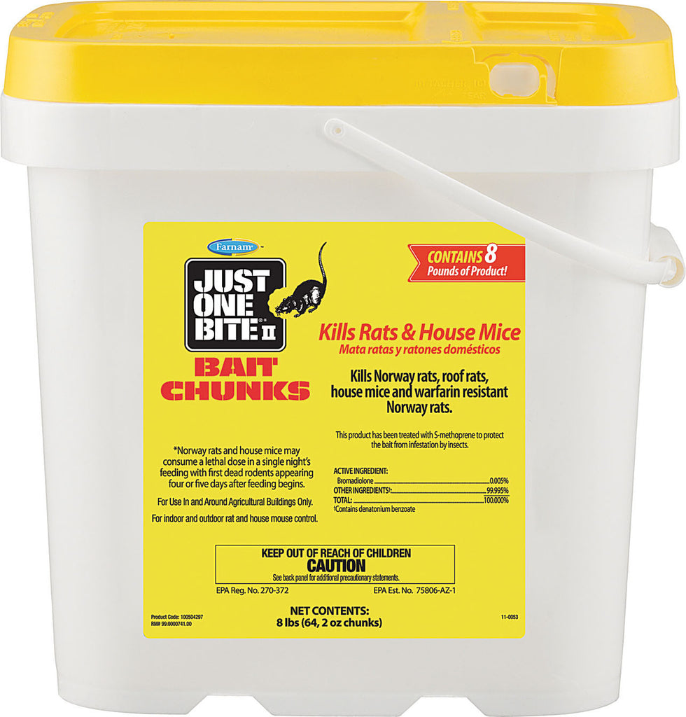 Farnam (livestock Prod) - Just One Bite Ii Bait Chunks Pail