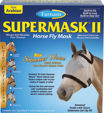 Farnam Companies Inc - Supermask Ii Colored Horse Fly Mask Without Ears