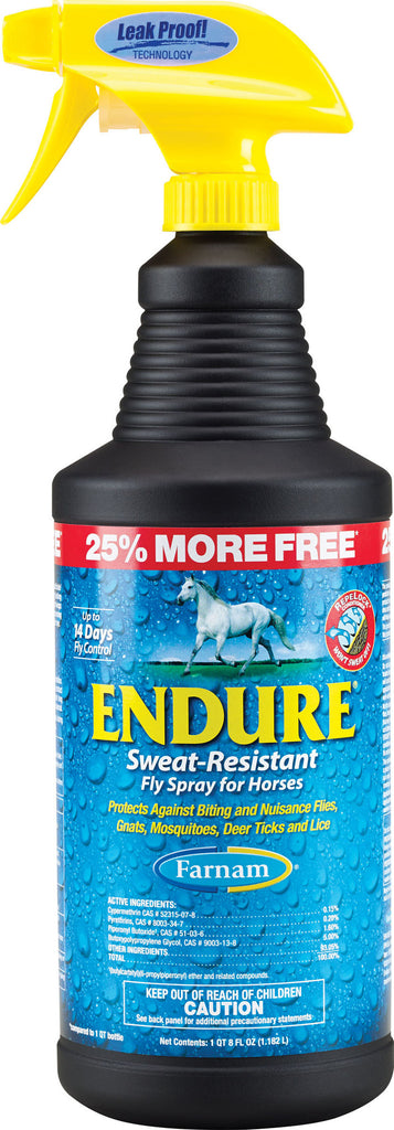 Farnam Companies Inc - Endure Sweat Resistant Fly Spray For Horses Bonus