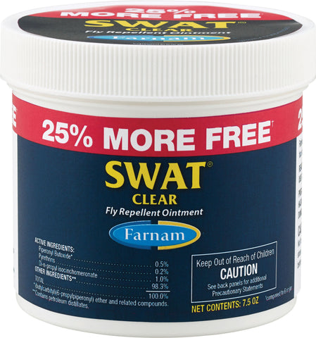 Farnam Companies Inc - Swat Clear Fly Repellent Ointment Bonus Size