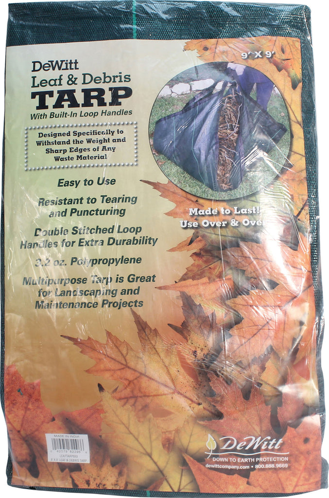 Dewitt Company          P - Leaf & Debris Tarp With Built In Loop Handles