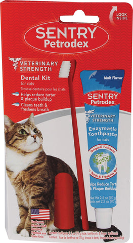 Sergeant's Pet Specialty - Sentry Petrodex Dental Care Kit For Cats