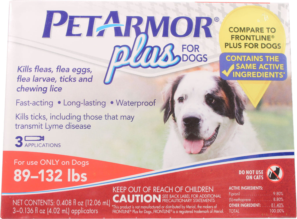 Sergeant's Pet Products P - Pet Armor Plus Flea & Tick Topical For Dogs