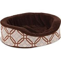 Petmate Inc - Beds - Jacquard Oval Lounger