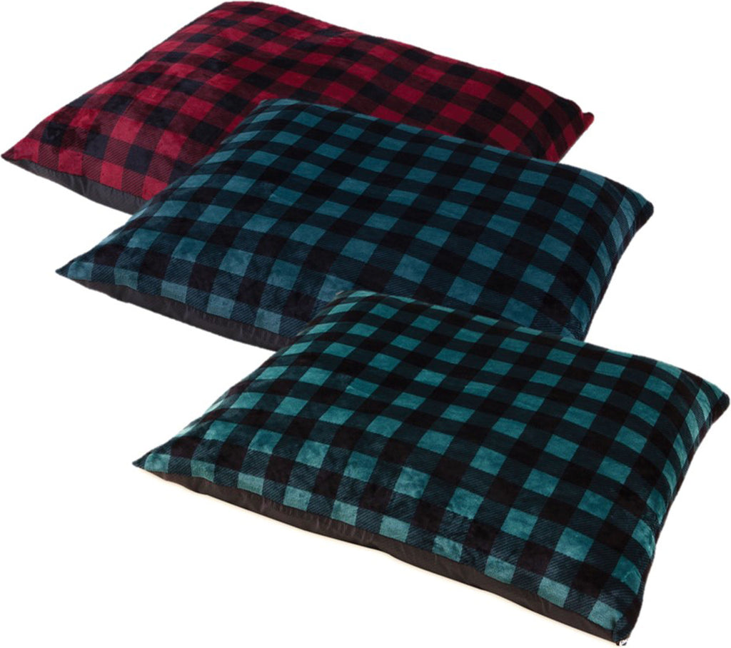 Petmate Inc - Beds - Buffalo Plaid Knife Edge Pillow