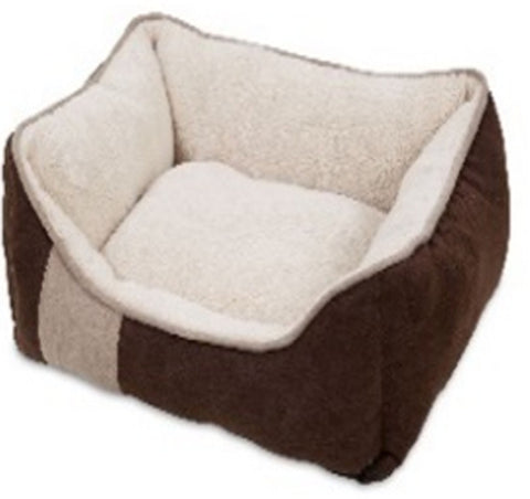 Petmate Inc - Beds - Classic Lounger Microluxe Plush/suede