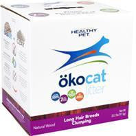 Healthy Pet - Litter - Okocat Natural Wood Cat Litter Long Hair Breeds