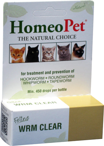 Homeopet Llc - Worm Clear Feline