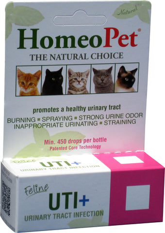 Homeopet Llc - Uti+ Feline Urinary Tract Infection Treatment