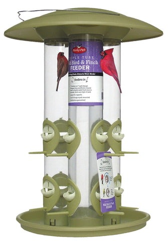 Woodstream Wildbird - Triple Tube Wild Bird And Finch Feeder