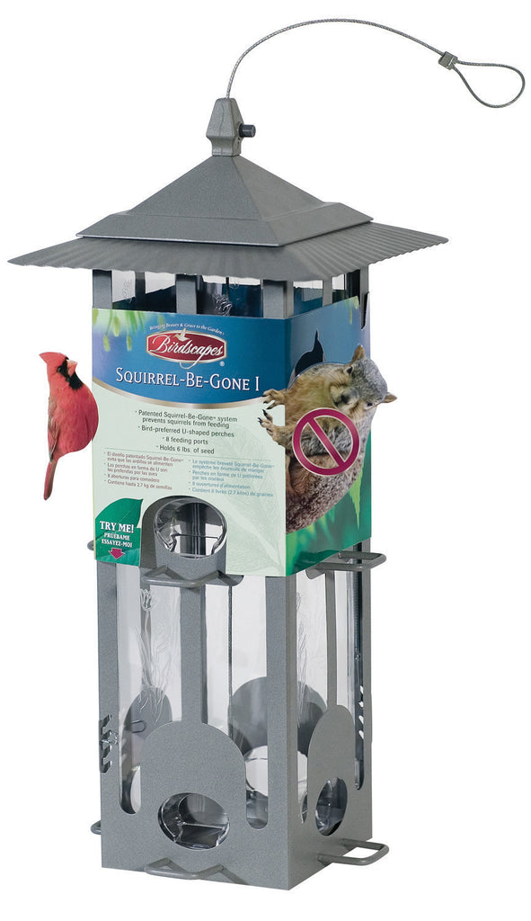 Woodstream Wildbird - Squirrel-be-gone Pewter Bird Feeder