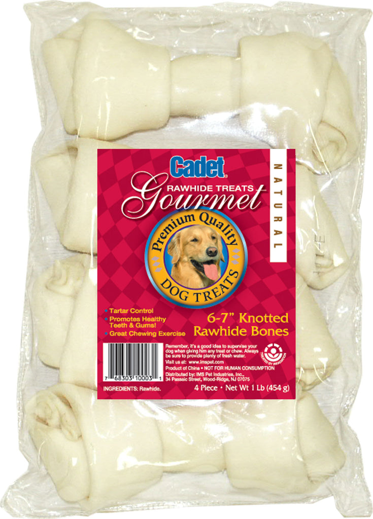 Ims Trading Corporation - Rawhide Knotted Bone 6-7in Value Pack