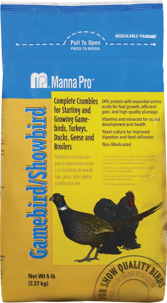 Manna Pro-farm - Gamebird/showbird Crumbles Supplement