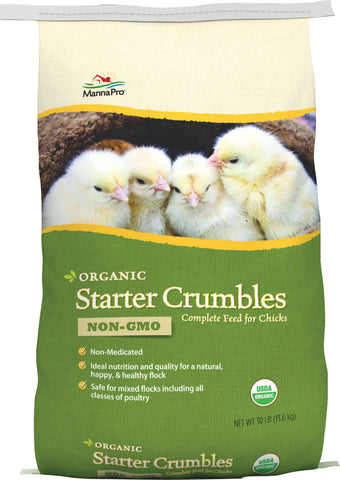 Manna Pro-farm - Organic Starter 19% Crumbles