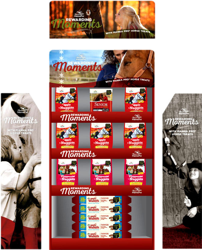 Manna Pro-equine - Holiday Moments Equine Treat Display 2016 Shipper