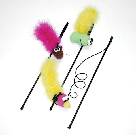 Ethical Cat-Feather Boa With Wand & Catnip