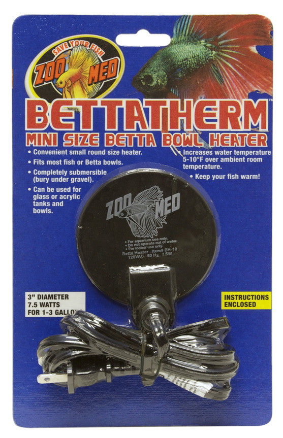 Zoo Med Laboratories Inc - Bettatherm Mini Size Betta Bowl Heater