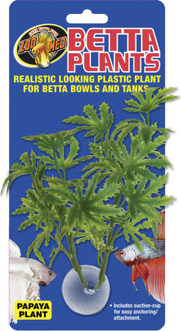 Zoo Med Laboratories Inc-Betta Plastic Plant Papaya