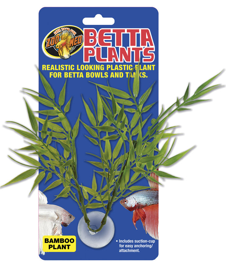 Zoo Med Laboratories Inc-Betta Plastic Plant Bamboo