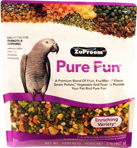 Zupreem - Pure Fun Bird Food For Parrots & Conures