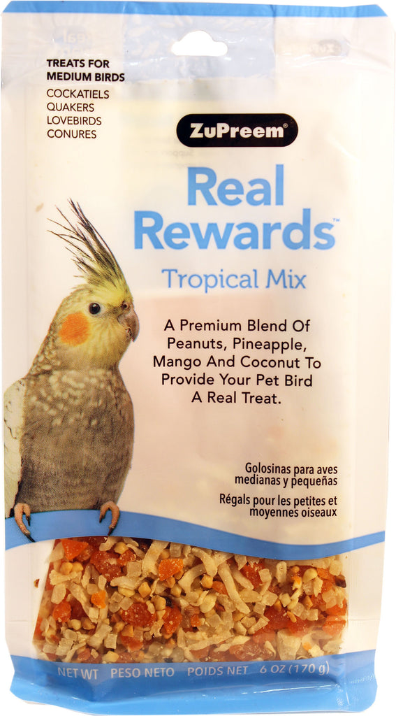 Zupreem - Real Rewards Tropical Mix Medium Bird Treats