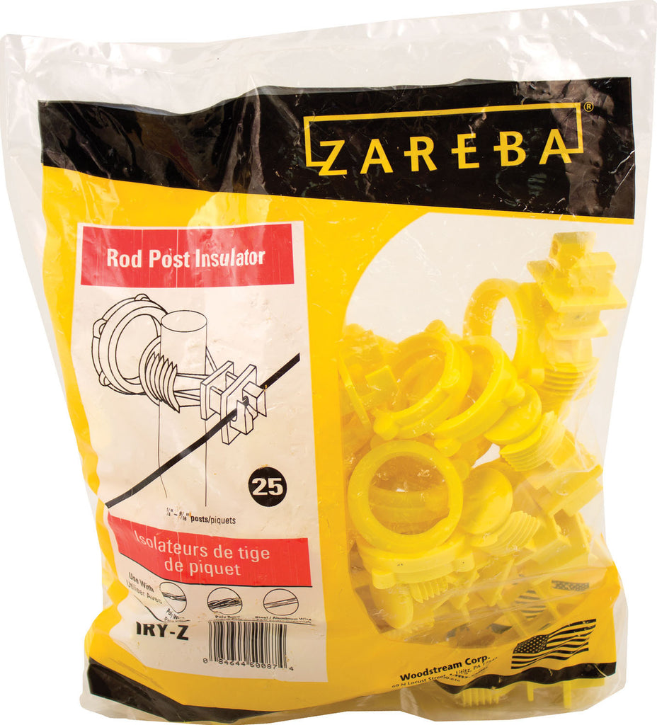 Woodstream Zareba - Zareba Screw-on Rod Post Insulator