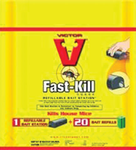 Woodstream Victor Rodnt D - Victor Fast-kill Refillable Bait Stations