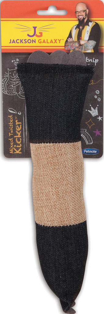 Petmate Inc - Jackson Galaxy Denim Twisted Kicker