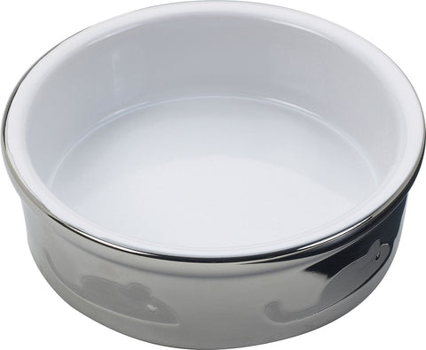 Ethical Stoneware Dish - Mouse Titanium Cat Dish