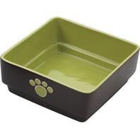 Ethical Stoneware Dish - Four Square Dog Dish