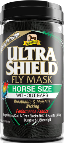 W F Younginc-insecticide-Ultrashield Fly Mask Warmblood Without Ears