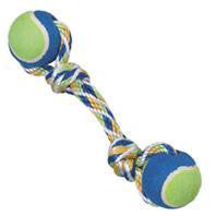 Ethical Dog - Rainbow Twister 2-ball Dumbbell Dog Toy