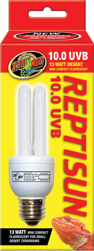 Zoo Med Laboratories Inc - Reptisun 10.0 Uvb Mini Compact Fluorescent