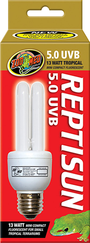 Zoo Med Laboratories Inc - Reptisun 5.0 Uvb Mini Compact Fluorescent