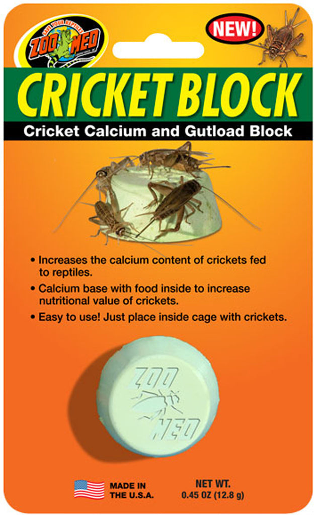 Zoo Med Laboratories Inc - Cricket Block Cricket Calcium And Gutload Block