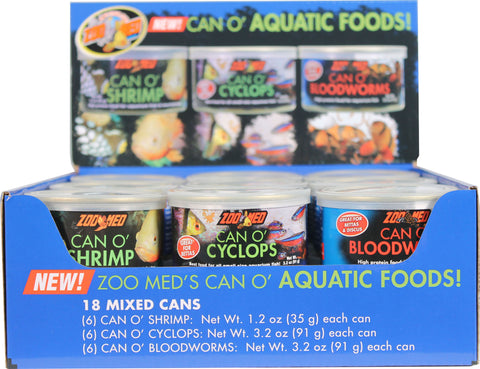 Zoo Med Laboratories Inc-Can O Aquatic Foods Pop Display