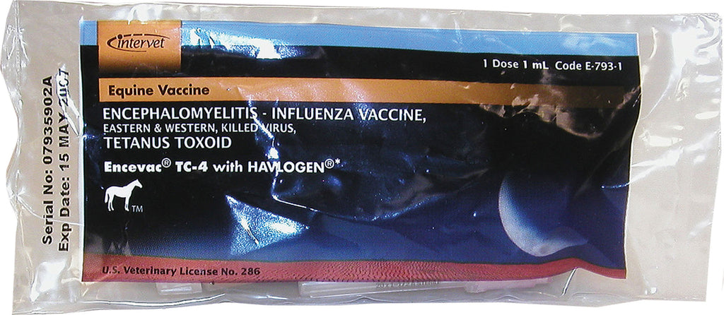 Merck Ah Equine       D - Encevac Tc-4 With Havlogen Equine Vaccine