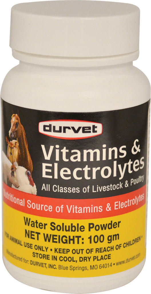 Durvet Inc              D - Vitamins & Electrolytes For Livestock And Poultry