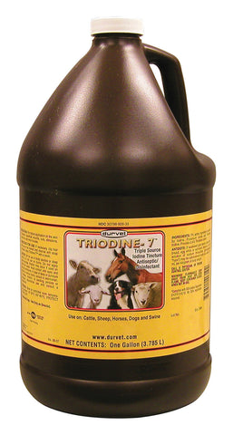 Durvet Inc              D - Triodine-7 Disinfecting Iodine