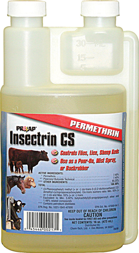 Chemtech                D - Prozap Insectrin Cs On-animal Fly Control