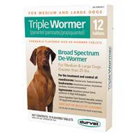 Durvet - Pet            D - Triple Wormer Broad Spectrum Dewormer For Dogs